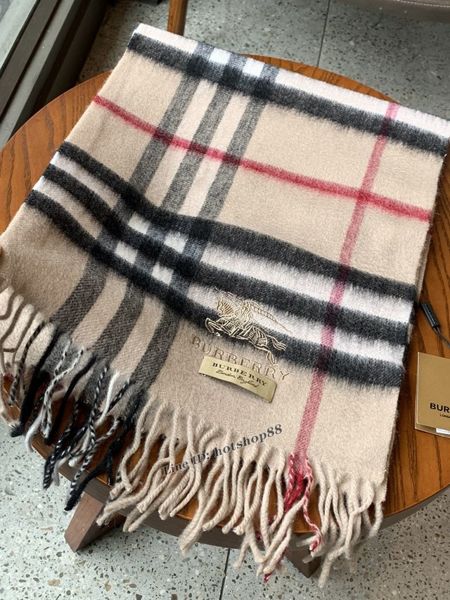 BURBERRY專櫃新款圍巾 巴寶莉經典款羊絨格男女圍巾披肩 mmyj1629